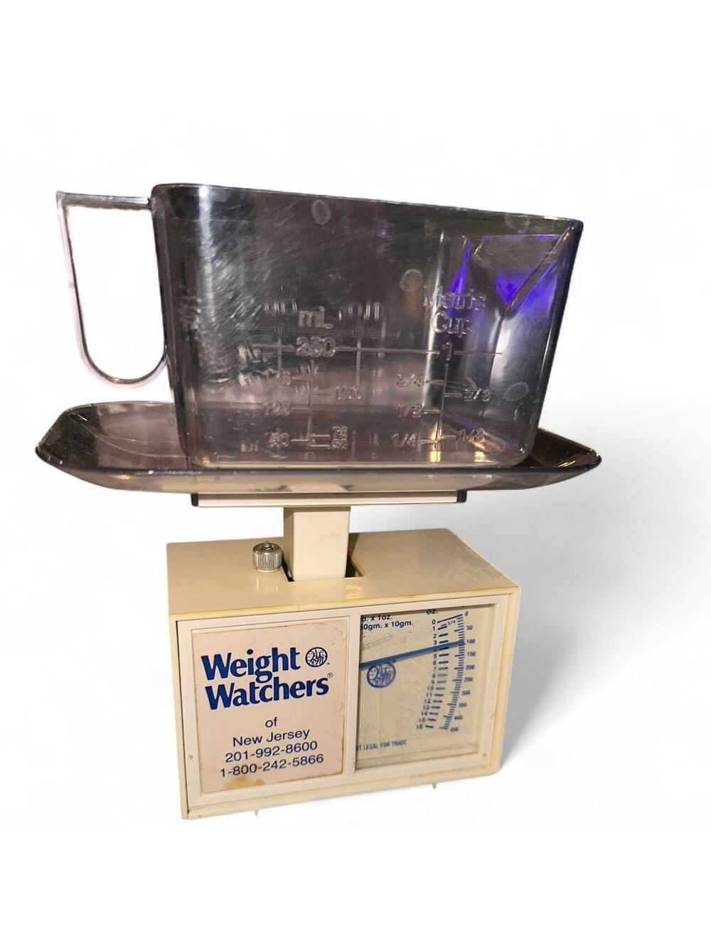 Vintage 1984 Weight Watchers Deluxe Weights & Measures Kit Food Scale